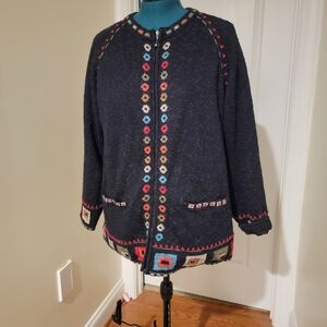 GUC Icelandic Design Lined Cardigan XL